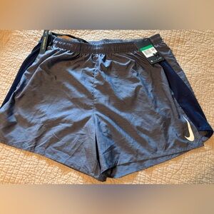Nike Dri-Fit Men's Charcoal Brief-lined  Running Shorts size XL. New with tags